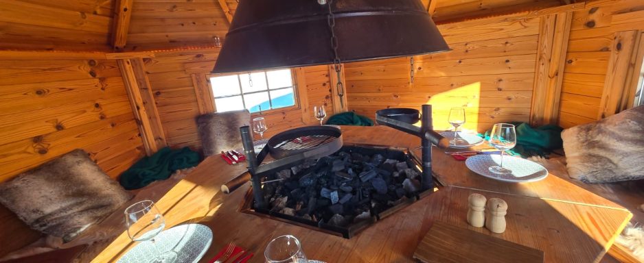 La table dans un chalet